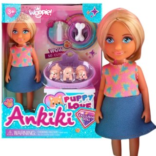 WOOPIE ROYAL Zestaw Laleczka z Uroczymi Szczeniaczkami i Akcesoriami