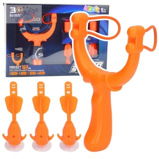 Zestaw Do Strzelenia Gra Zręcznościowa Proca Strzałki Z Przyssawkami 3 szt.