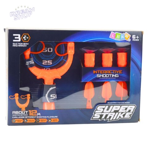 Zestaw Do Strzelenia Gra Zręcznościowa Proca Strzałki Z Przyssawkami 3 szt.