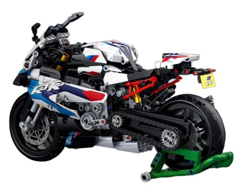 Zestaw Klocków Motocykl Ścigacz Biały 912el.