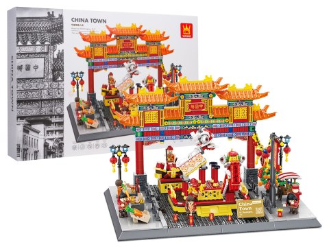 Zestaw Klocków Seria Budynki China Town 1245el.