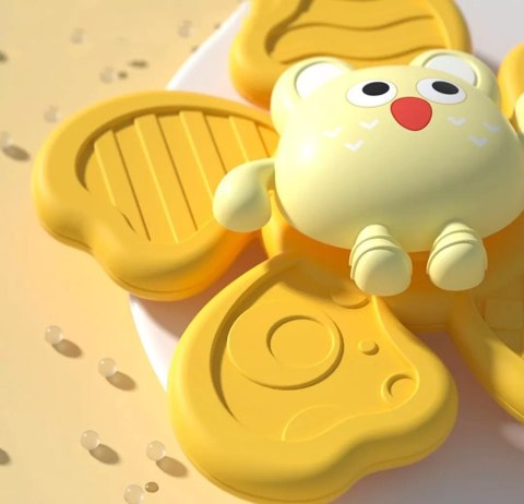 Zestaw grzechotek z przyssawką spinnery sensoryczne gryzaczki dla niemowląt