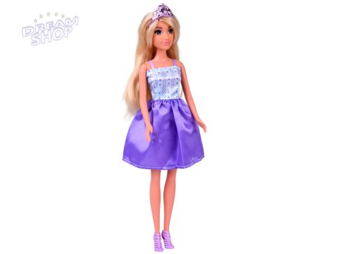 Anlily Lalka MODELKA + duży zestaw 11 sukienek i akcesoriów królewny ZA5695