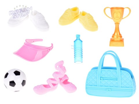 Anlily Lalka SPORTOWIEC Piłka nożna, gimnastyka, bieganie, takewondo ZA5696