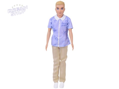 Anlily Lalka chłopak BLONDYN Paulo w koszuli i jasnych spodniach ZA6006 A