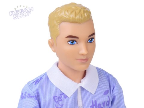 Anlily Lalka chłopak BLONDYN Paulo w koszuli i jasnych spodniach ZA6006 A