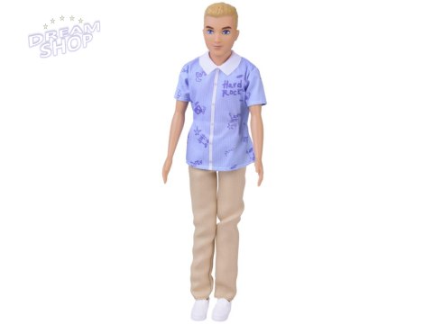 Anlily Lalka chłopak BLONDYN Paulo w koszuli i jasnych spodniach ZA6006 A