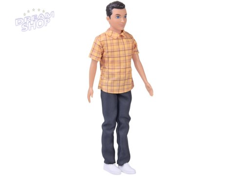 Anlily Lalka chłopak BRUNET Paulo w koszuli i ciemnych spodniach ZA6006 B