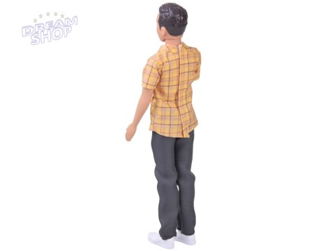 Anlily Lalka chłopak BRUNET Paulo w koszuli i ciemnych spodniach ZA6006 B