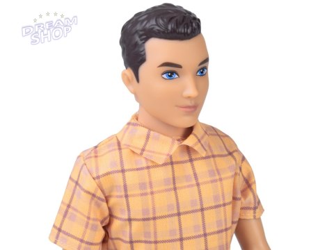 Anlily Lalka chłopak BRUNET Paulo w koszuli i ciemnych spodniach ZA6006 B