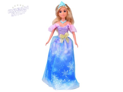 Bajkowa lalka księżniczka w balowej sukni + królewska karoca koń ZA5705