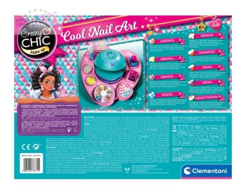 Crazy Chic Studio Paznokci Odjazdowe Paznokcie Salon Manicure Clementoni 78771