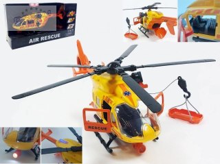 Helikopter 38x12x16 światło dźwięk otwierane drzwi