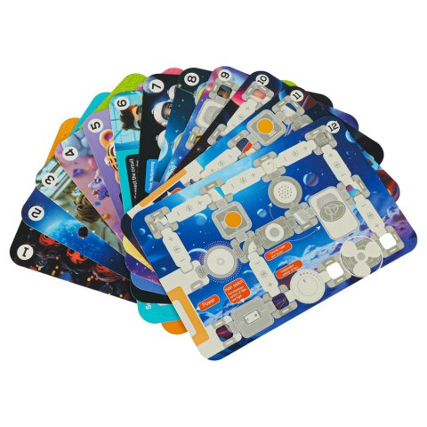 Mały elektryk elektronik zestaw edukacyjny 12 kart 58 elementów