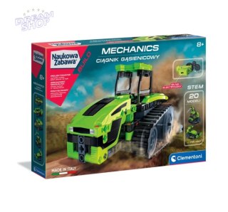 Naukowa Zabawa Klocki Laboratorium Mechaniki Ciągnik Gąsienicowy Silnik Elektryczny Język Polski Clementoni 50689