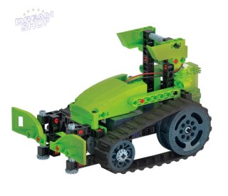 Naukowa Zabawa Klocki Laboratorium Mechaniki Ciągnik Gąsienicowy Silnik Elektryczny Język Polski Clementoni 50689