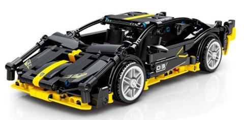 Zestaw Klocków Auto Sportowe Czarne 589el.