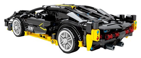 Zestaw Klocków Auto Sportowe Czarne 589el.