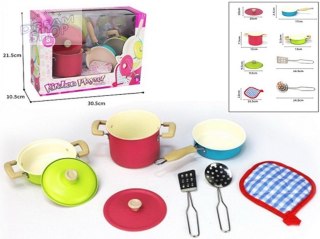 Zestaw kuchenny metalowy 8el