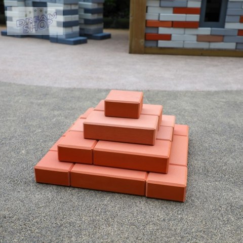 CLASSIC WORLD EDU Mega Klocki Cegiełki EVA 90 szt. Konstrukcyjne Miękkie do Budowania