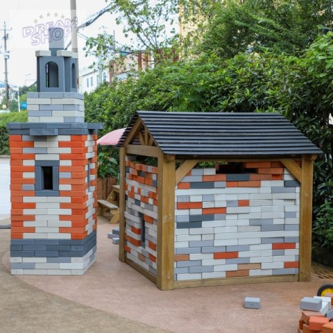 CLASSIC WORLD EDU Mega Klocki Cegiełki EVA 90 szt. Konstrukcyjne Miękkie do Budowania