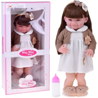 Duża Lalka dziewczynka 55 cm - uroczy wygląd i figlarny uśmiech ZA5830