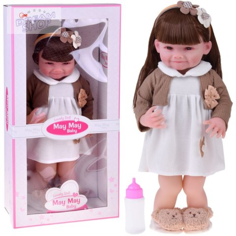 Duża Lalka dziewczynka 55 cm - uroczy wygląd i figlarny uśmiech ZA5830