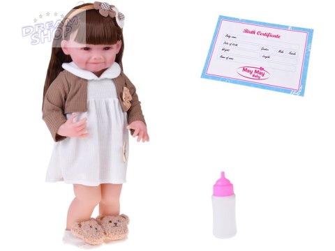 Duża Lalka dziewczynka 55 cm - uroczy wygląd i figlarny uśmiech ZA5830
