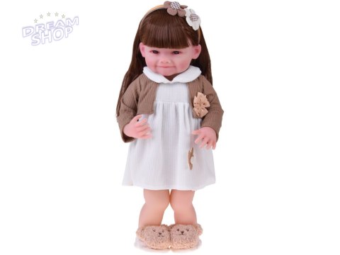 Duża Lalka dziewczynka 55 cm - uroczy wygląd i figlarny uśmiech ZA5830