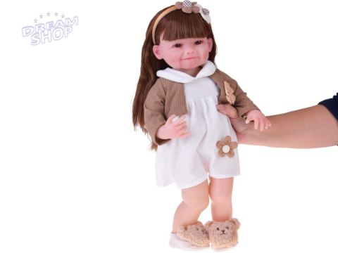 Duża Lalka dziewczynka 55 cm - uroczy wygląd i figlarny uśmiech ZA5830