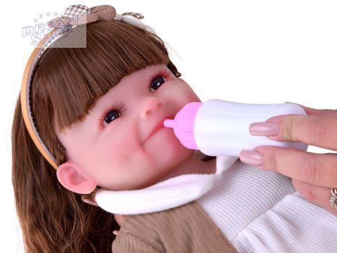 Duża Lalka dziewczynka 55 cm - uroczy wygląd i figlarny uśmiech ZA5830