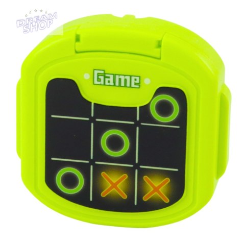 Gra Elektroniczna Kółko i Krzyżyk Tic Tac Toe 9 Trybów Zielona