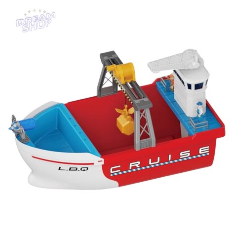 Łódź Rybacka Z Obiegiem Wody Interaktywna Łowienie Rybek Akcesoria