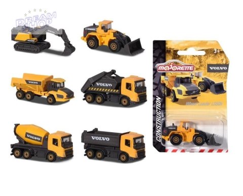 Majorette Pojazdy budowlane Volvo, 6 rodzajów
