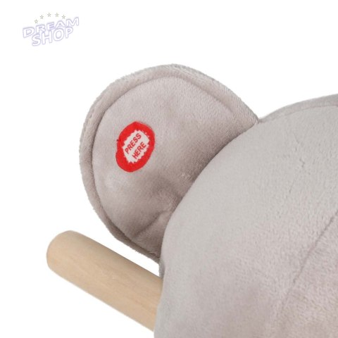 Miś na biegunach bujak pluszowy z miękkim siedziskiem