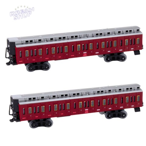 Pociąg Klasyczny Elektryczny Kolejka Zdalnie Sterowany Światła Dźwięki Dym