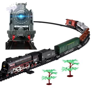 Pociąg Parowy Kolejka 620B Światła Dźwięki Dym 151 cm Torów