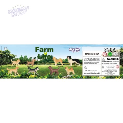 WOOPIE Zestaw Figurki Pieski 16 szt.