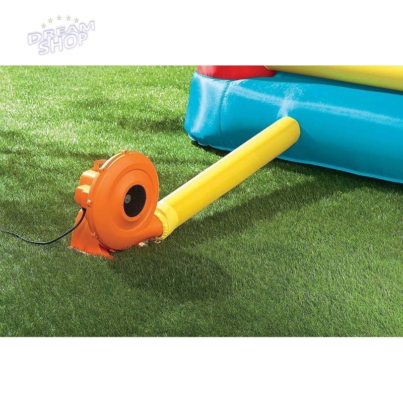 Little Tikes Dmuchany Wodny Plac zabaw Slam 'n' Curve Slide z zakrzywioną zjeżdżalnią i wspinaczką Little Tikes Dmuchany Wodny Plac zabaw Slam 'n' Curve Slide z zakrzywioną zjeżdżalnią i wspinaczką