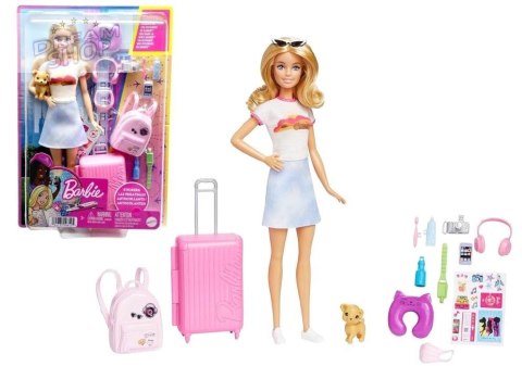 Barbie lalka zestaw w podróży