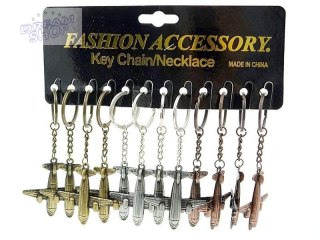Brelok samolot metalowy (12szt)