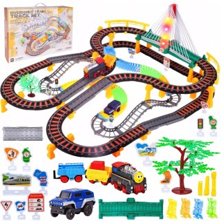 Kolejka pociąg elektryczna 192 el. tor lokomotywa wagony