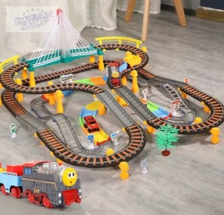 Kolejka pociąg elektryczna 192 el. tor lokomotywa wagony