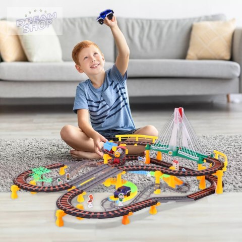 Kolejka pociąg elektryczna 192 el. tor lokomotywa wagony