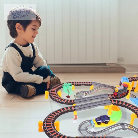 Kolejka pociąg elektryczna 192 el. tor lokomotywa wagony