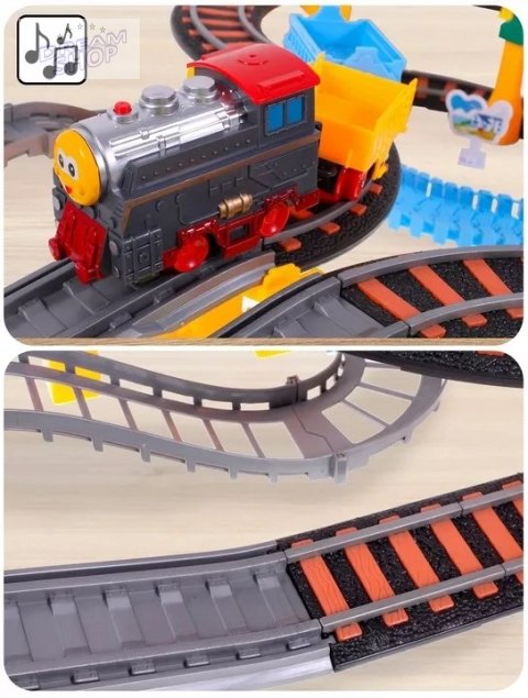 Kolejka pociąg elektryczna 192 el. tor lokomotywa wagony