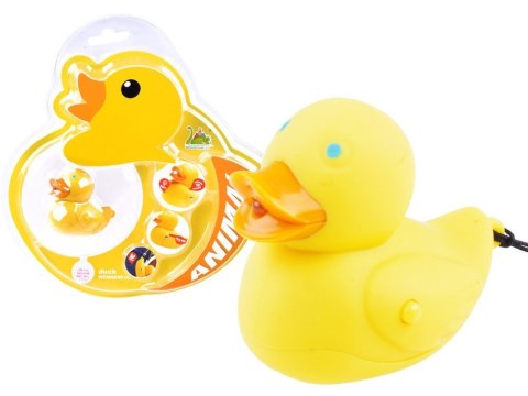 Kolorowy brelok do kluczy KACZKA - Zawieszka z światło + dźwięk ZA3527