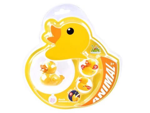 Kolorowy brelok do kluczy KACZKA - Zawieszka z światło + dźwięk ZA3527