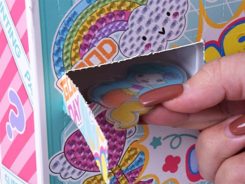 Kreatywny kalendarz adwentowy wyklejanka haft diamentowy breloczki ZA6021