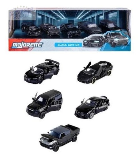 Majorette Black Edition 2.0 5szt